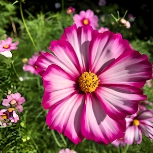 Picotee Cosmos Heirloom Flower Seeds image 1