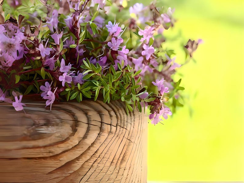 Creeping Thyme 300+ Seeds - Heirloom Herb, Culinary & Medicinal, Fragrant Ground Cover, Open Pollinated, Non-GMO image 9
