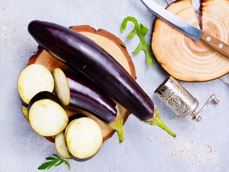 Fingerling Mix Eggplant Heirloom Seeds - Good for Containers, Patio & Balcony, Organic, Non-GMO image 7
