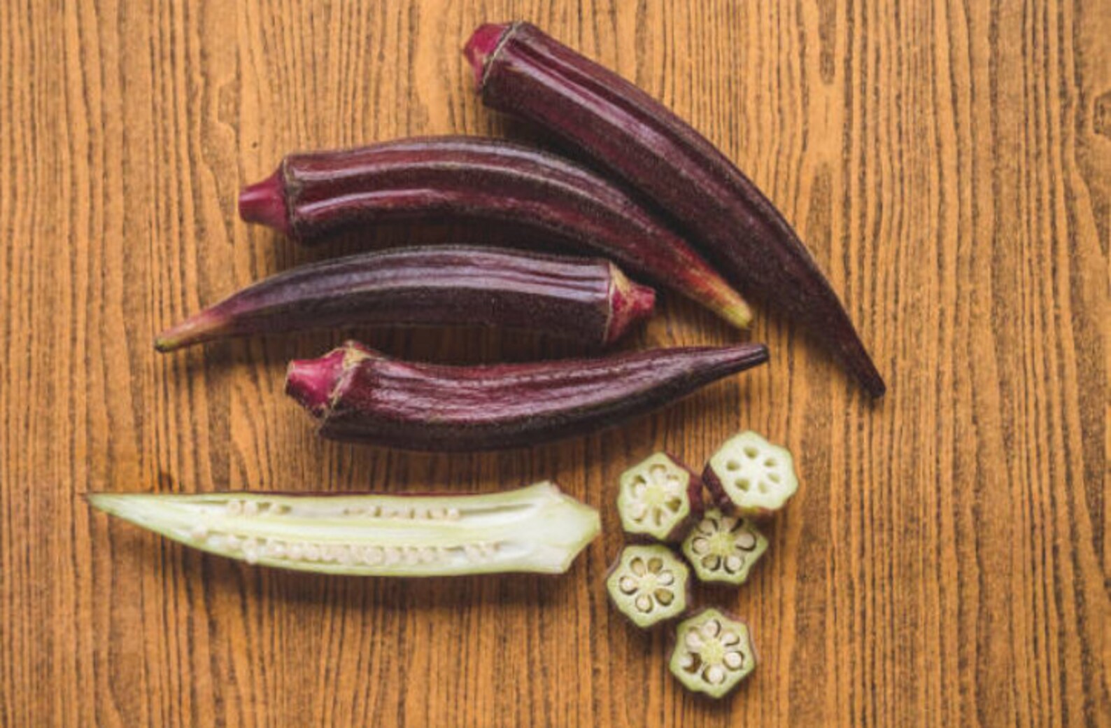 Heirloom Okra Red Burgundy Seeds Vegetable Garden Organic Seed Etsy
