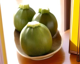 Round Zucchini Heirloom Summer Squash Seeds
