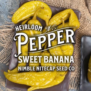 Sweet Banana Heirloom Sweet Pepper Seeds