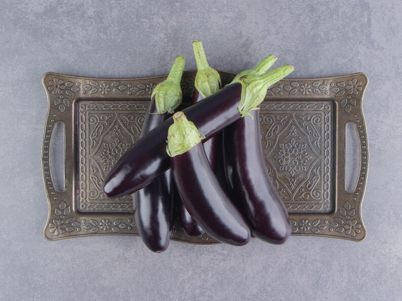 Fingerling Mix Eggplant Heirloom Seeds - Good for Containers, Patio & Balcony, Organic, Non-GMO image 9