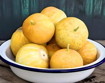 Heirloom Lemon Cucumber Seeds - Organic, Non-GMO