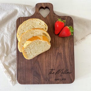 Custom Cutting Board Personalized Charcuterie Board Laser Engraved, Wedding Gift, Anniversary Gift, Custom Cheese Board, Personalized Gift