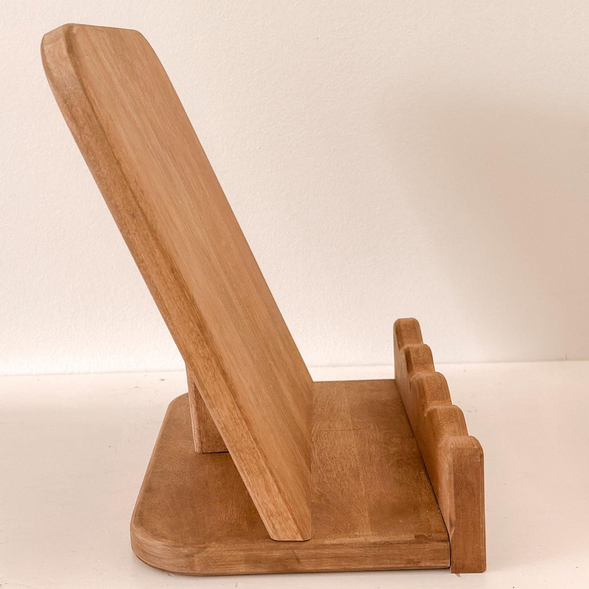 Handmade Scalloped Wooden Cookbook Stand: Kitchen Decor - Etsy