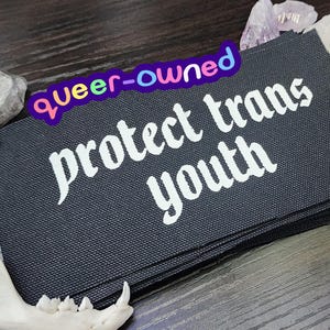bescherm transjongeren opnaaien patch | LGBT-activisme
