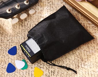 Plektrum Box, maßgeschneiderte Plektrum Tasche, Plektrum Aufbewahrung, kundenspezifische Plektrum Halter, Gitarre Plektrum Tasche, nette Geschenk Amp, Plektrum mit Koffer, Plektrum Halter