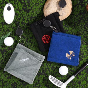 Custom Golf Towel,Retractable Buckle,Golf Towel Gift,Golf Club Towel,Girls Golf Towel,Custom Golf Gift,Golf Gift for Dad,Fathers Day Gift