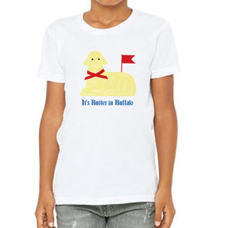 Buffalo ny gift // buffalo kids gift // butter lamb tshirt // Etsy