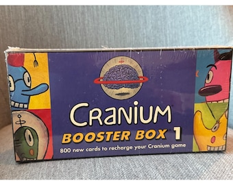Sealed Cranium Booster Box 1 - 800 New Cards Game Add On 1999 Vintage