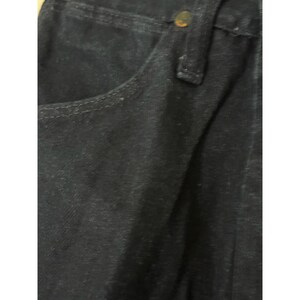 Jean Wrangler vintage 14 MWZ coupe cowboy fuselé bleu indigo TN-O image 8
