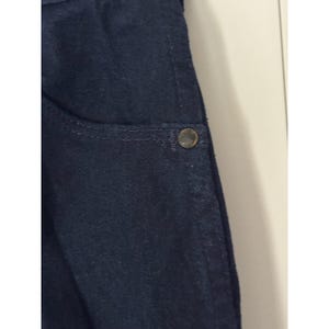 Jean Wrangler vintage 14 MWZ coupe cowboy fuselé bleu indigo TN-O image 6