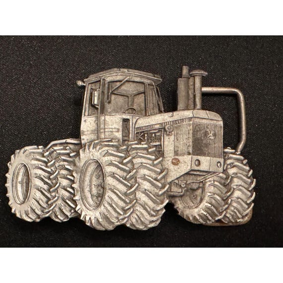 John Deere 8440 4WD Cutout Belt Buckle 1980 Vintage