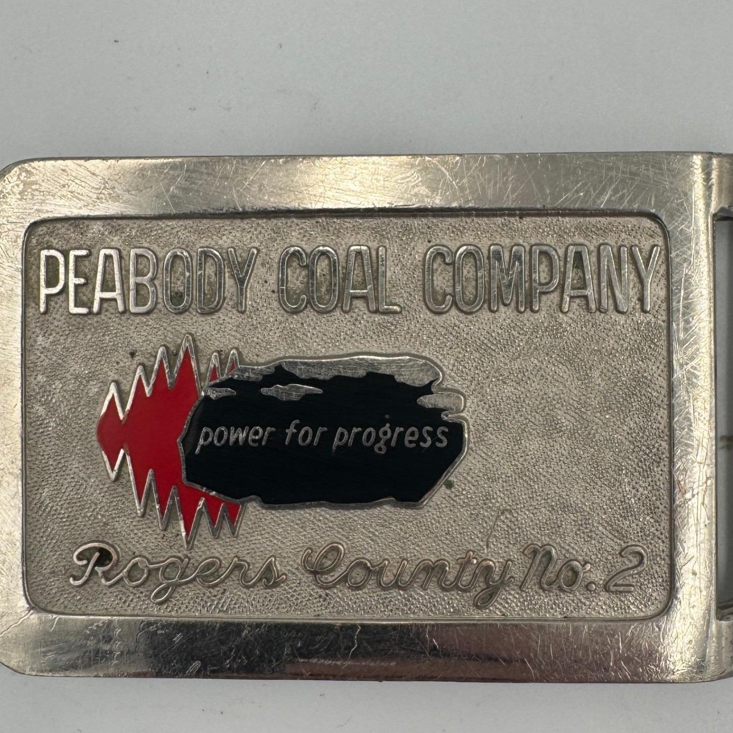1984 Peabody Coal Company Golf Classic Indiana Division Limited Belt Buckle USA Vintage Belt Buckle - Limited Edition Peabody Coal Company  main image 3