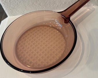 Vision Corning France Glass Saucepan Skillet Pan 7.25"
