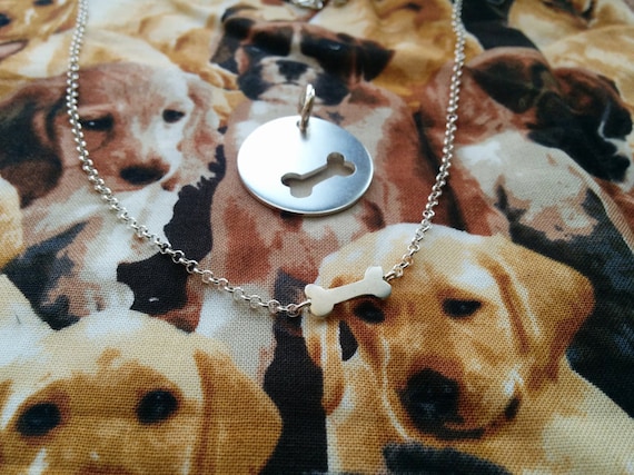 dog and human bff necklace