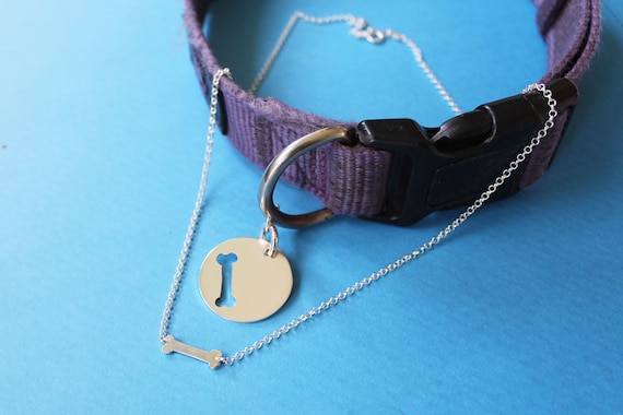 dog and human bff necklace