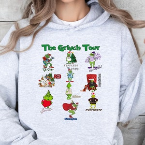 The Grinch Tour Christmas Shirt, Grinch Era Shirt, Grinchy Christmas Shirt, Grinchmas Sweatshirt, Whoville University Shirt
