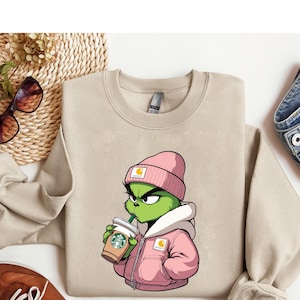 Grinch Coffee Christmas T-Shirt, Grinchy Vibes