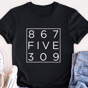 80s Music Shirt: Jenny 867-5309 Retro Tee