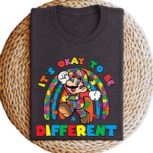Autism Awareness Shirt: It&#39;s Ok To Be Different, Teacher Mom Tee