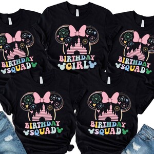 Birthday Girl Squad Shirts: Matching Birthday Party Tees