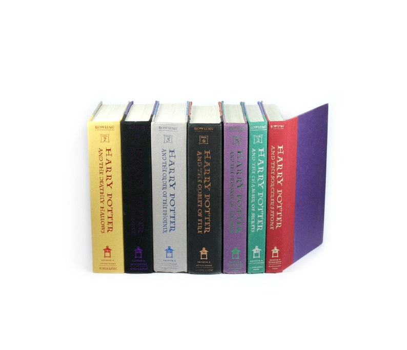 Harry Potter 7 Book Stack Wedding Card Box Booksafe ...