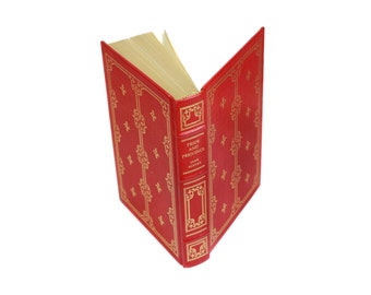 Pride and Prejudice Handmade Ring Holder Hollow Book Engagement Proposal Wedding Ring Box Vintage Red Premium Unique - CUSTOM ORDER