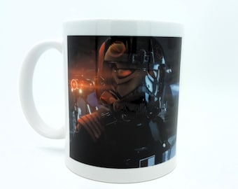 Star Wars 11oz White Ceramic Coffee Mug, Sci-Fi Collectable Mug