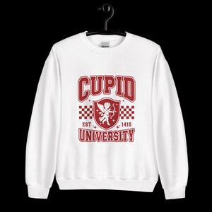 Cupid University Sweater, Cupid University, Valentines Sweater, Valentines, Cupid Sweater, Cute Sweater, Gift For Her, Valentines Gift