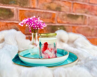 Colourful Ho Ho Ho and all that jazz Christmas Scented Candle, Christmas gift/Present, Candle Gift Box, Happy Christmas Gift, Xmas Candle