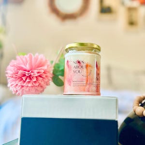 Nut’s About You Scented Candle, Love Gift Set, Valentines Day gift/Present, Candle Gift Box, Scented Candle Gift Set, Valentines Day Gift