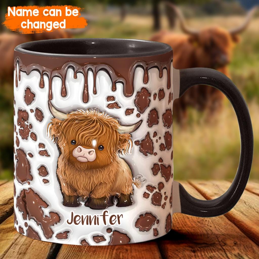 Tea Coffee Sugar Highland Cow New Zealand