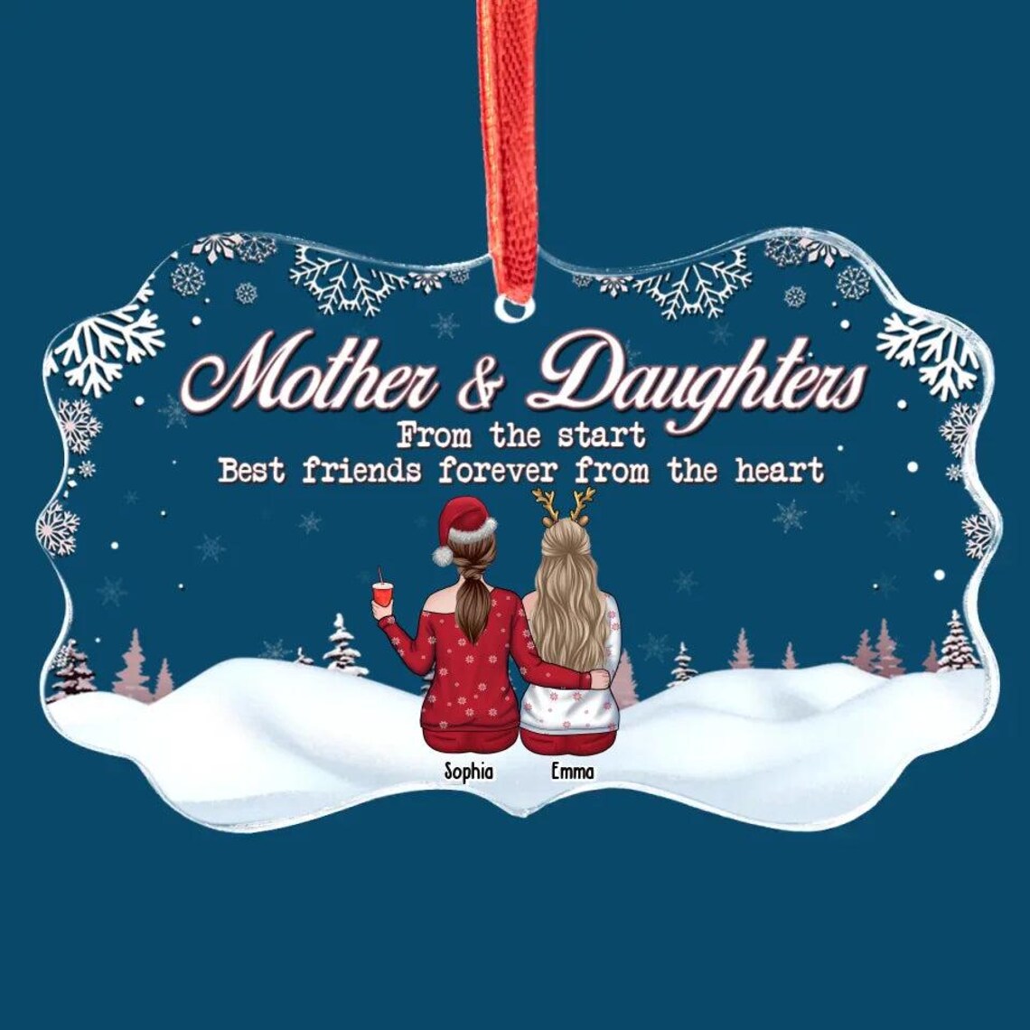 The Love Between A Mother & Daughters is Forever Family Personalized — free download