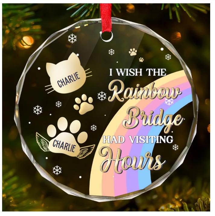 I Crossed the Rainbow Bridge Knowing I Was Loved, Memorial Custom ...