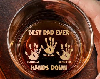 Beste vader ooit, zonder twijfel gepersonaliseerd gegraveerd whiskyglas, beste vader whiskyglas, Vaderdagcadeau 2025, verjaardagscadeau voor vader