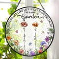 Birth Flower Sisters From The Same Garden Personalized Stained Glass Window Hanging Suncatcher, Custom Sisters Gifts, Sisters Gifts product logo