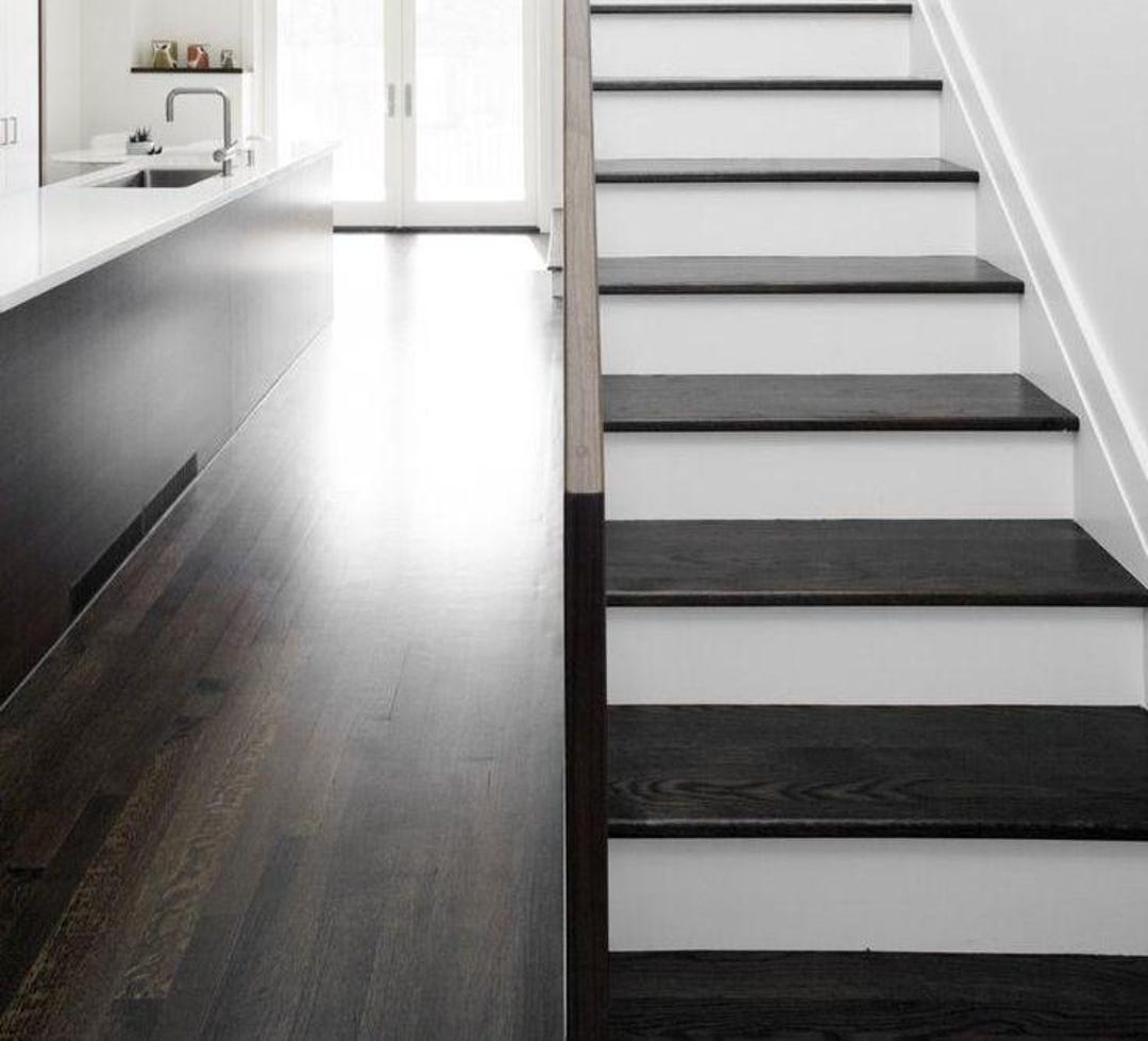 White Background Stair Risers Stair Stickers, White Stair Decals ...