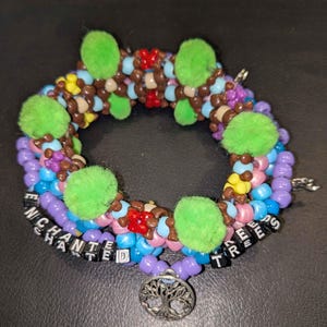 Enchanted Forest Kandi Cuff