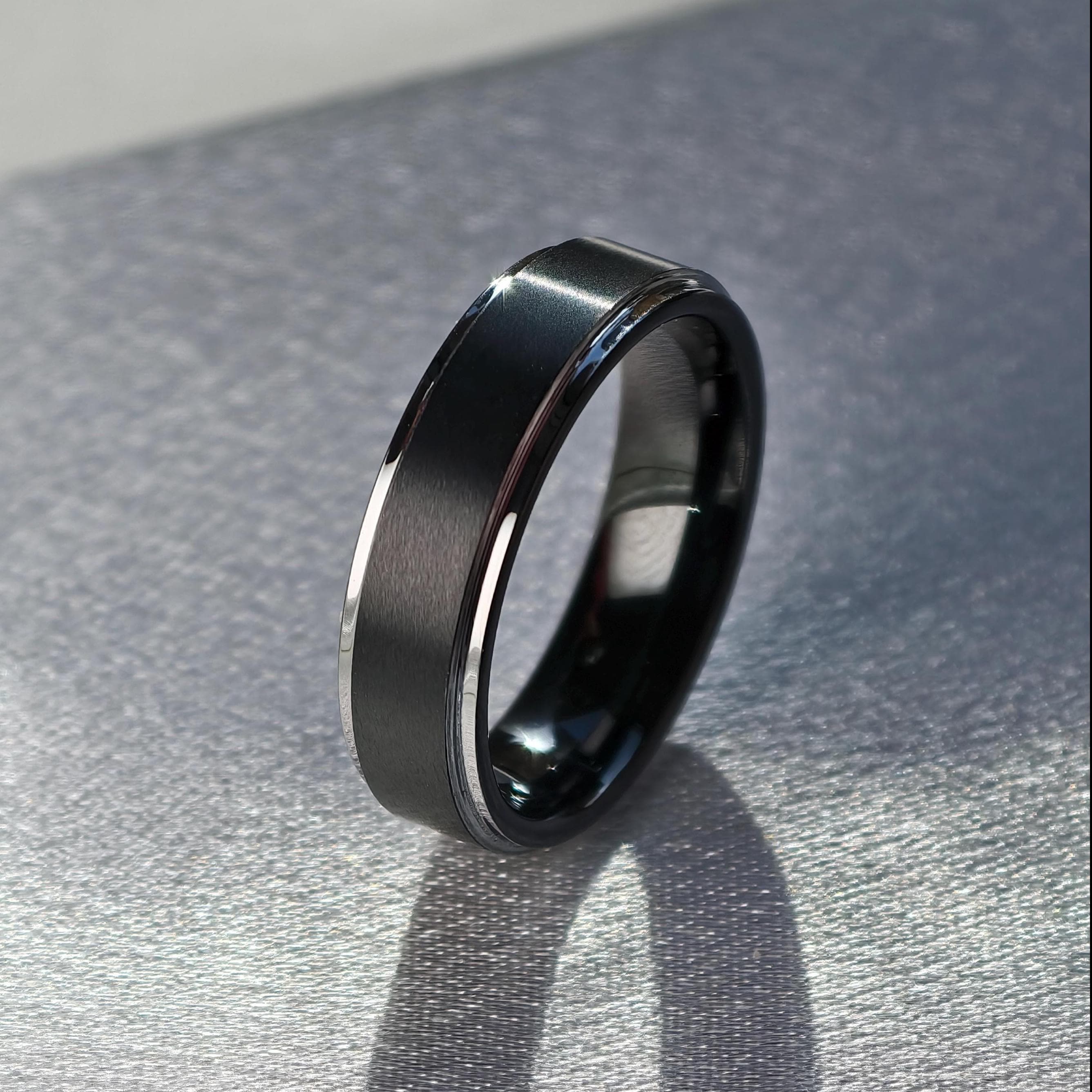 gifthand」 リング 19号 ブラック メンズ WERKSTATT:MÜNCHEN Jewelry 