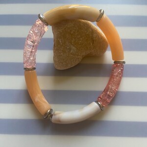 Pink pearl bracelet