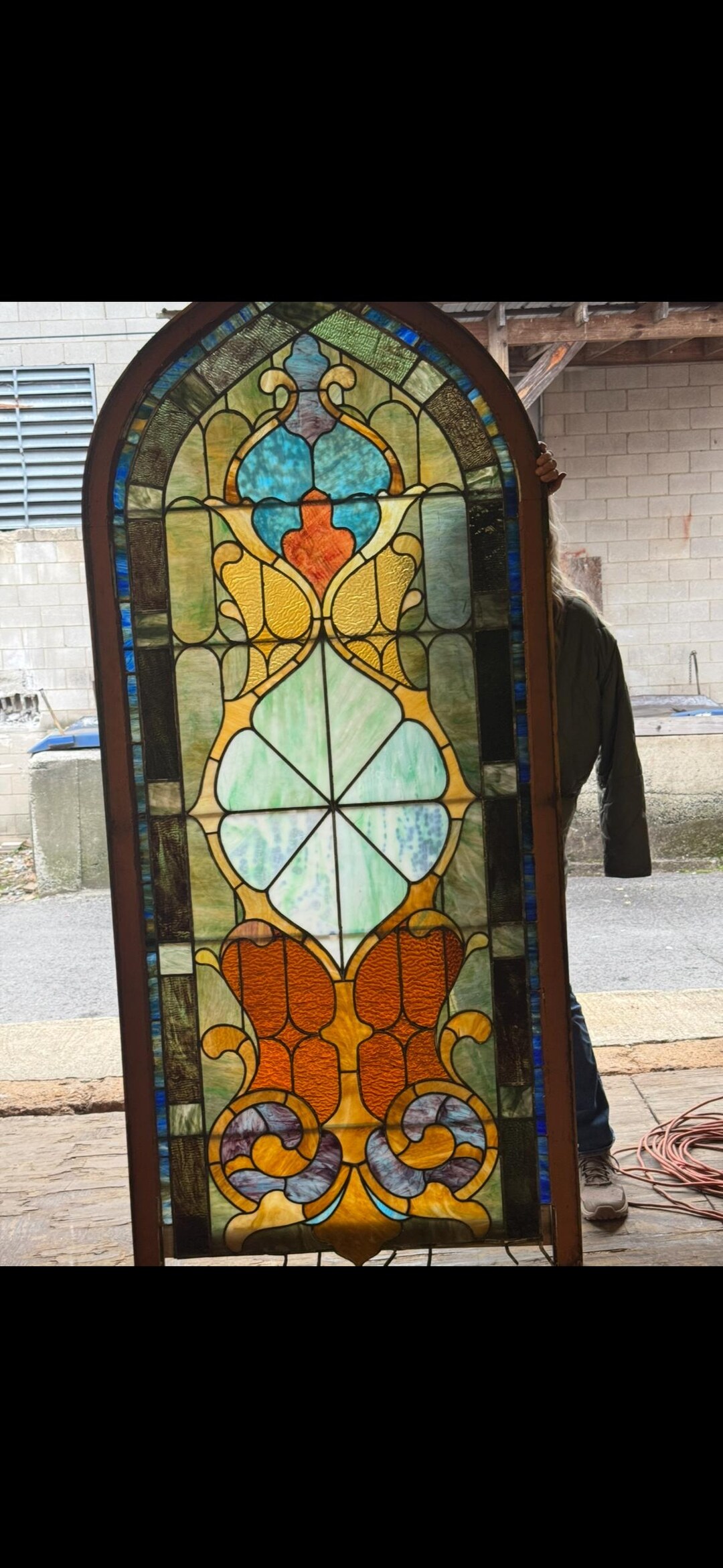 Wonderful 1890’s Vintage Stained Glass Window - Etsy