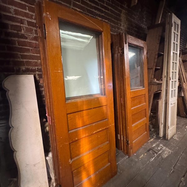 Vintage oak 30” pantry or office door 22 Available -Shipping Is Not Free