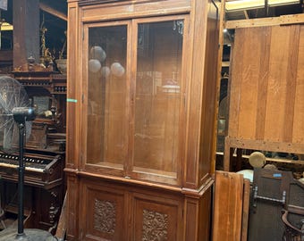Antique Vintage Mahogany Liquor Cabinet  Shipping Is Not Free