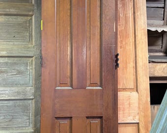 Antique 6-Panel Narrow Wood Door- 4 Available individually sold