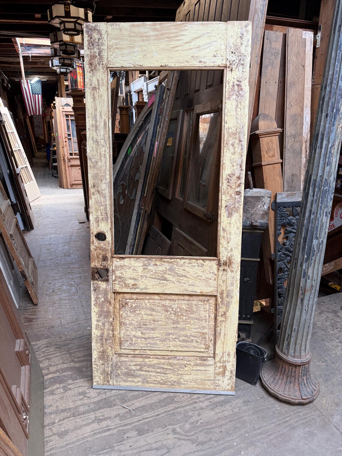 Antique Vintage 1880s Eastlake Cottage Entry Door 33 3/4” X 81 ...