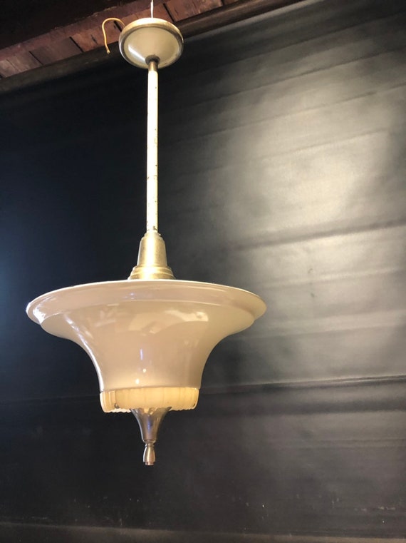 Vintage Art Deco Ceiling Light