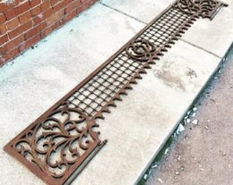 Original Antique 96"  1910s Wood Fretwork