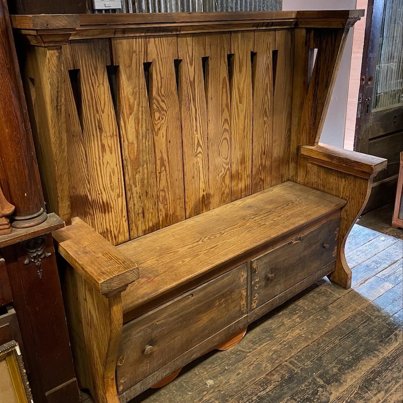 Antique Bench - Etsy